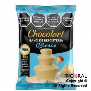 CHOCOLATE CHOCOLART PARA CASCADA BLANCO x 500 GR